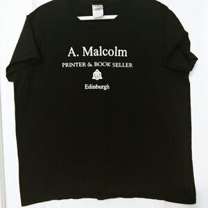 Outlander - A Malcolm Black Short Sleeve T-Shirt - Size XL